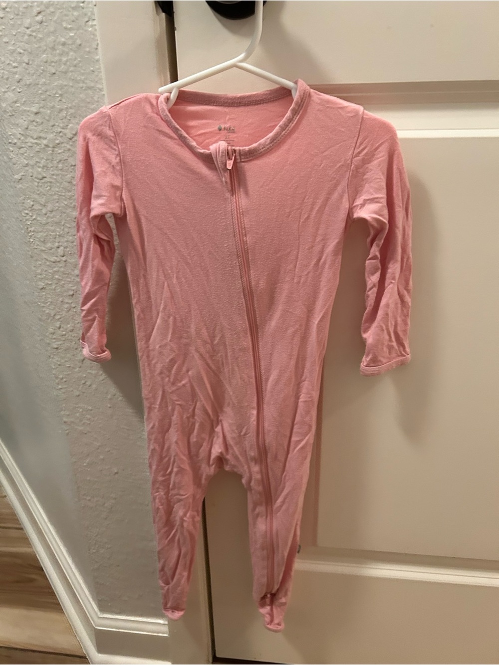Kyte BABY 2T Pink Zippered Kids One-Piece Pajama